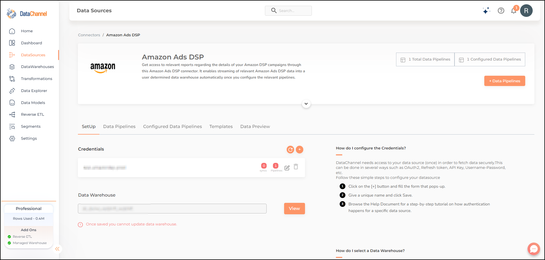 amazon ads dsp screen