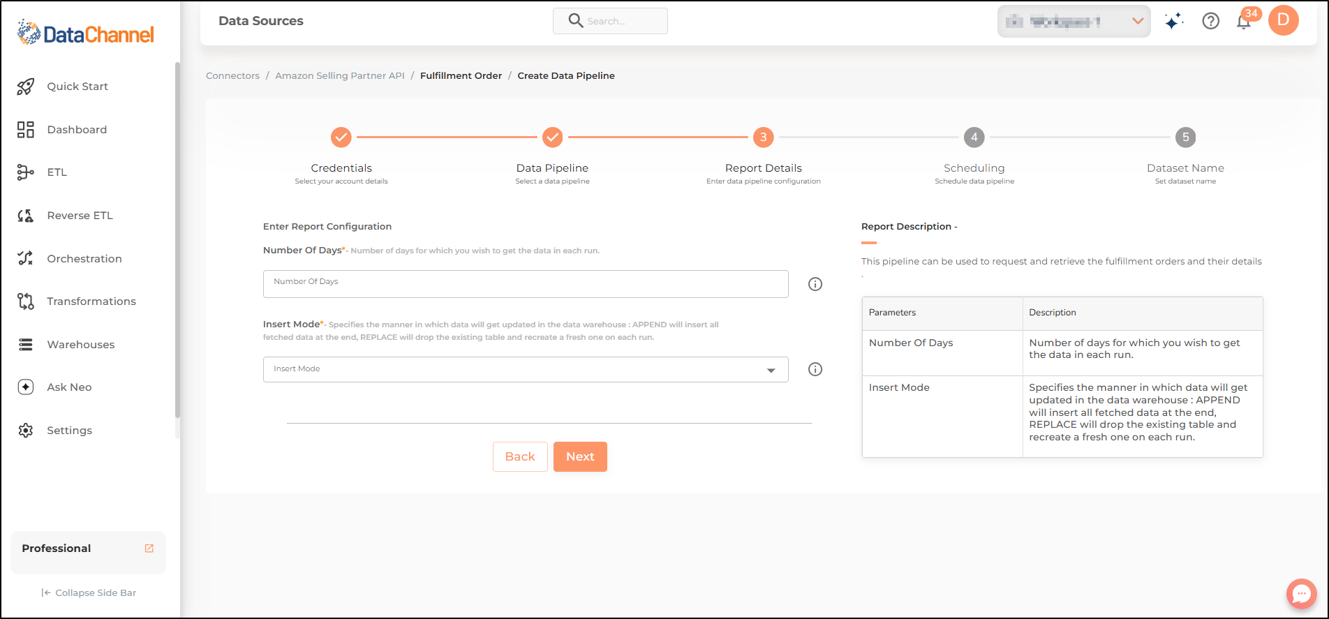 amazon sp api fulfillment order config