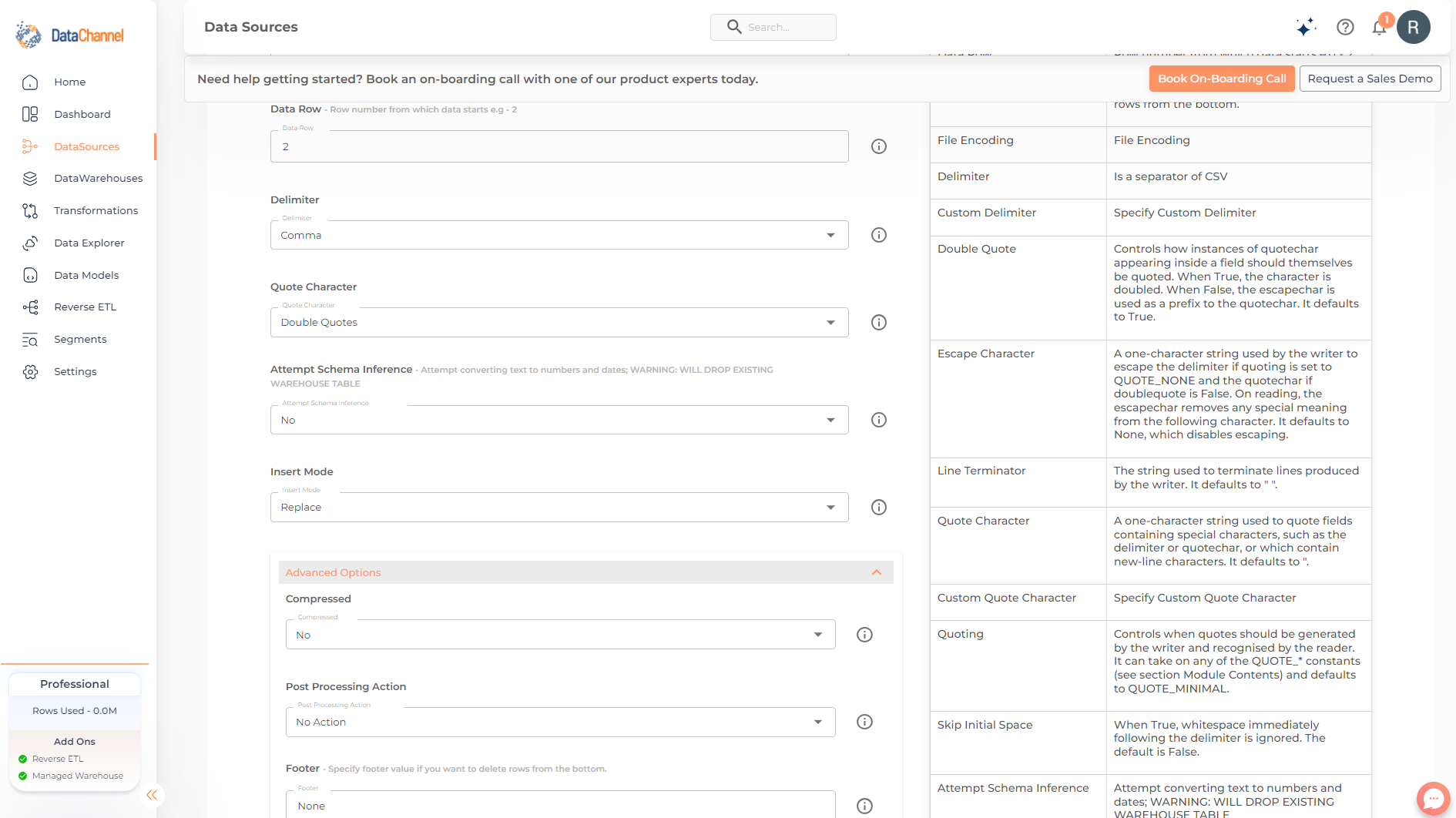 amazons3 csv config 2