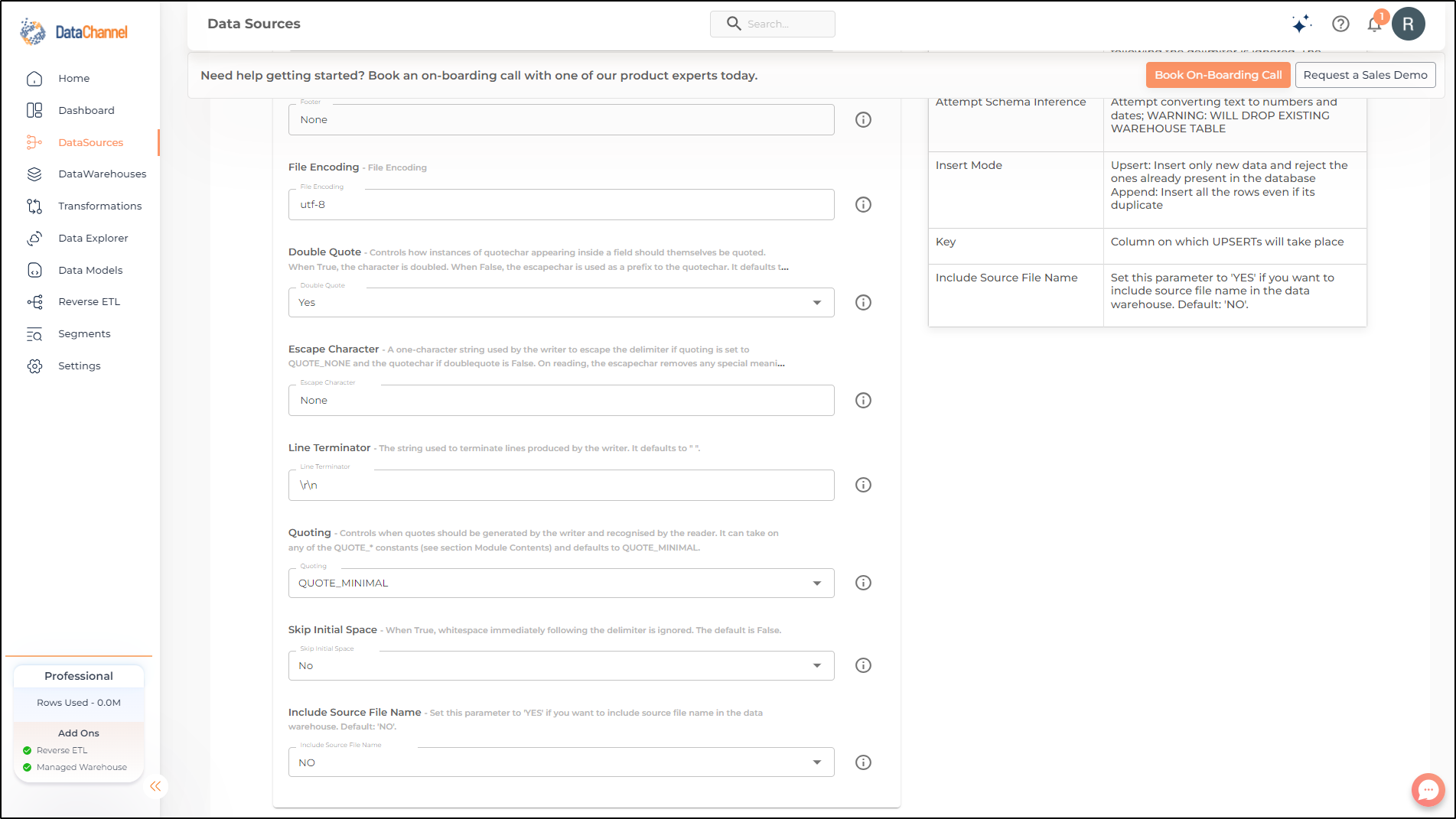 amazons3 csv config 3