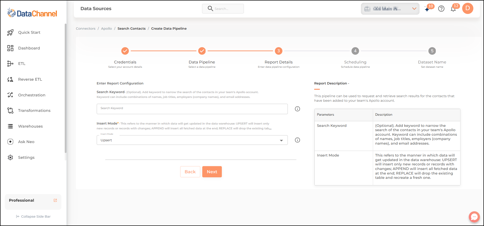 apollo search contacts config
