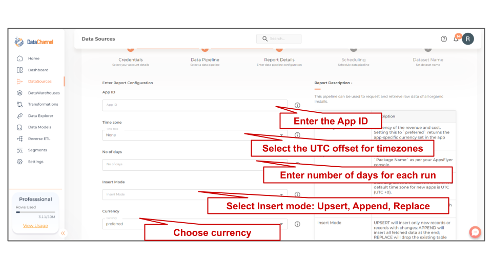 appsflyer organic installs config one