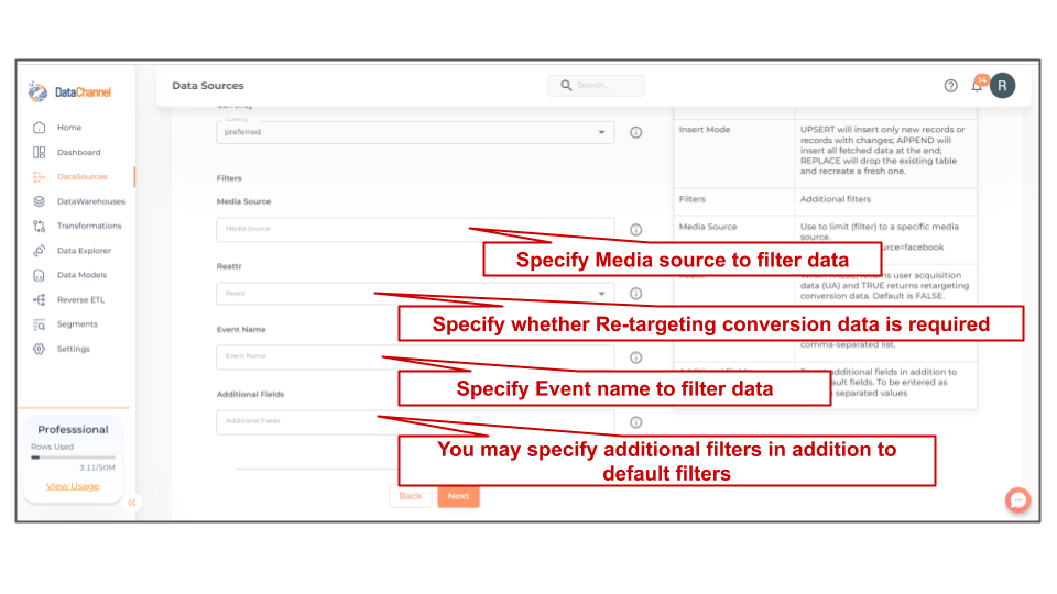 appsflyer organic installs config two