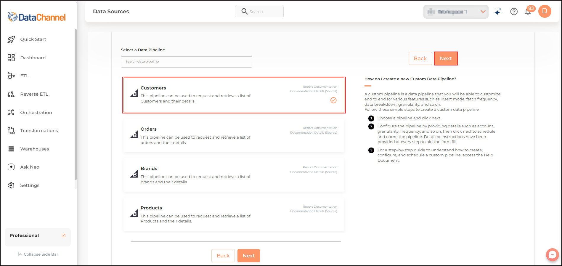 bigcommerce customers list