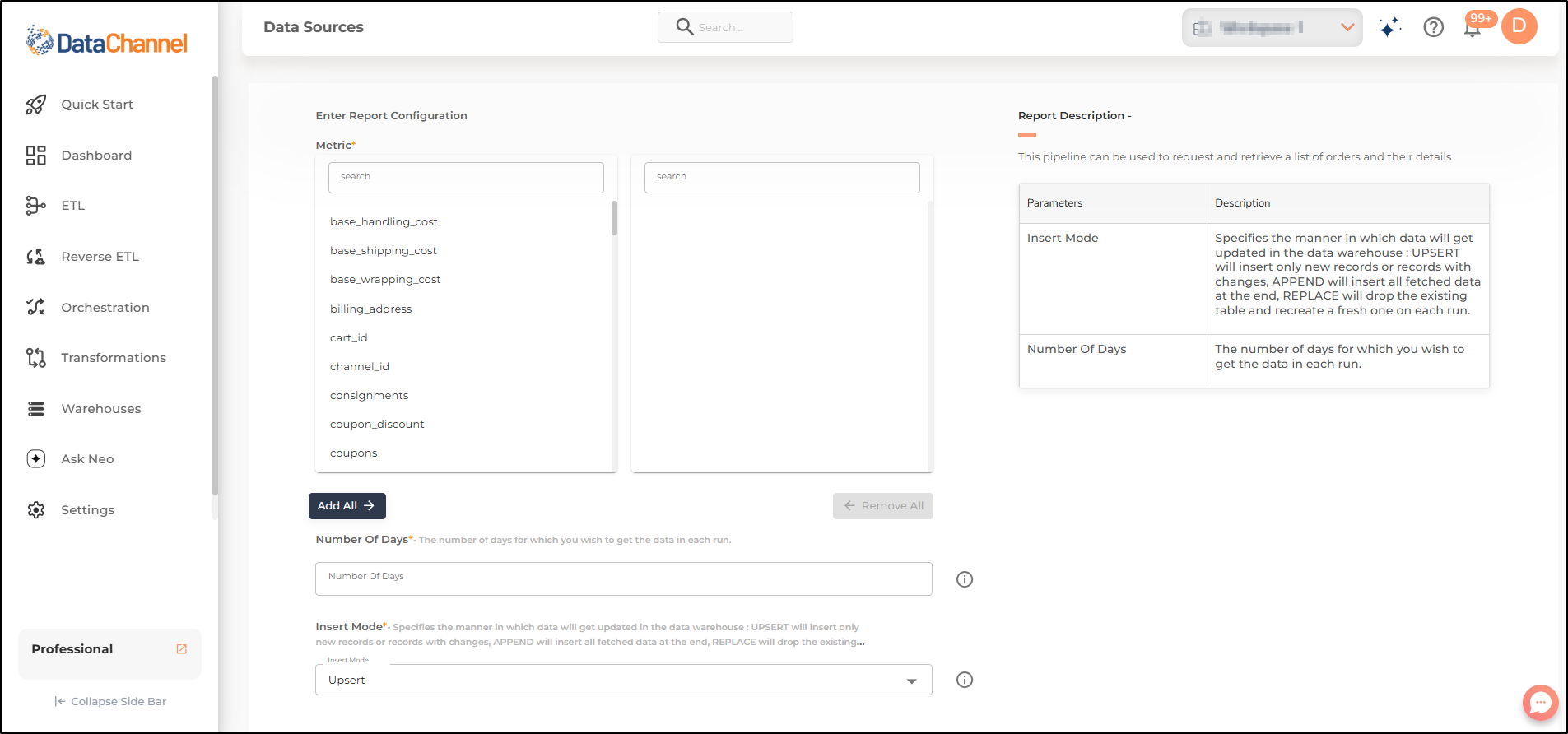 bigcommerce orders config