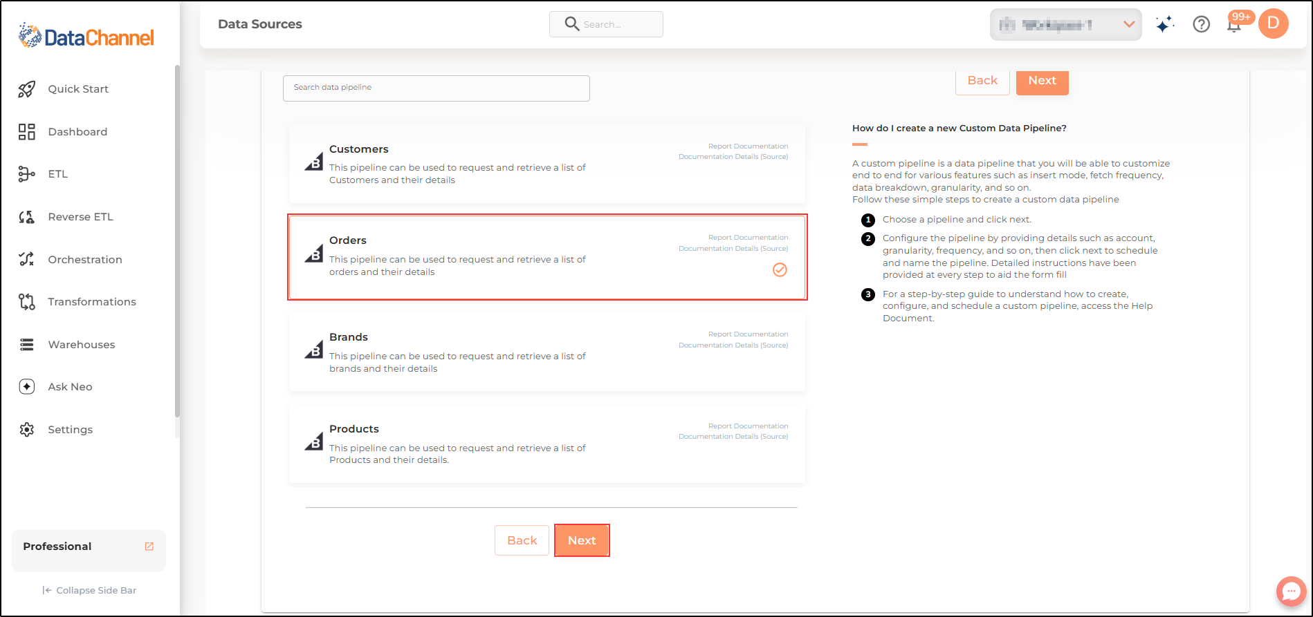 bigcommerce orders list