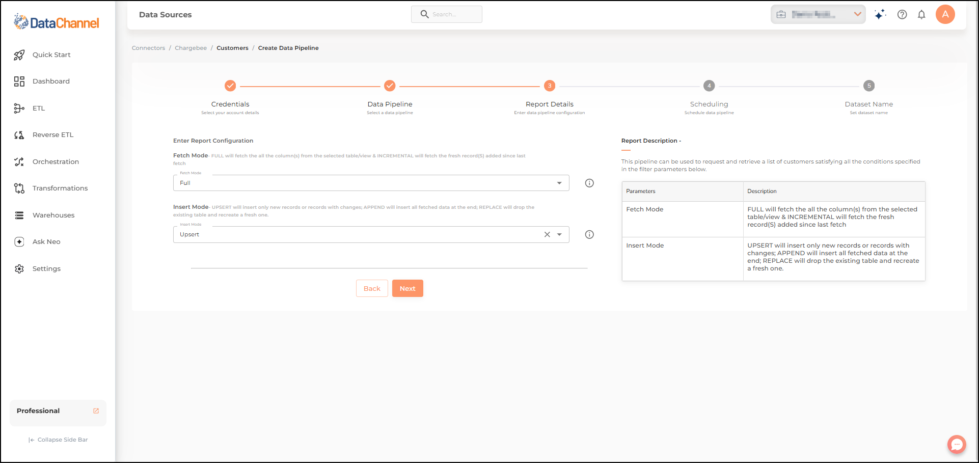 chargebee customers config