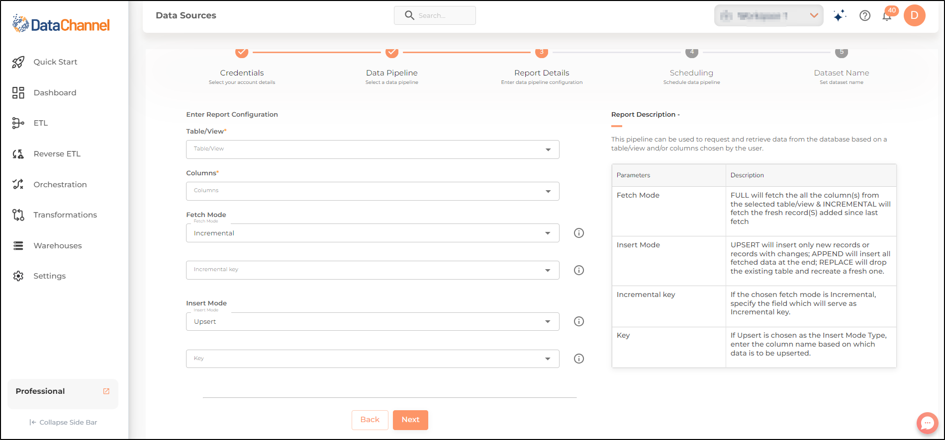 clickhousedb table view config