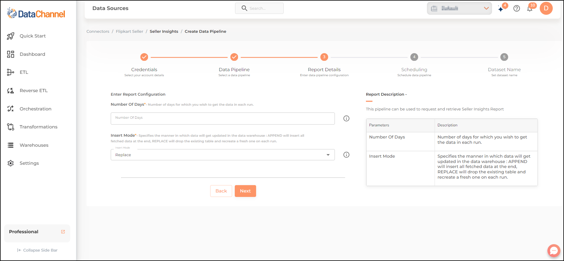 flipkart seller seller insights config