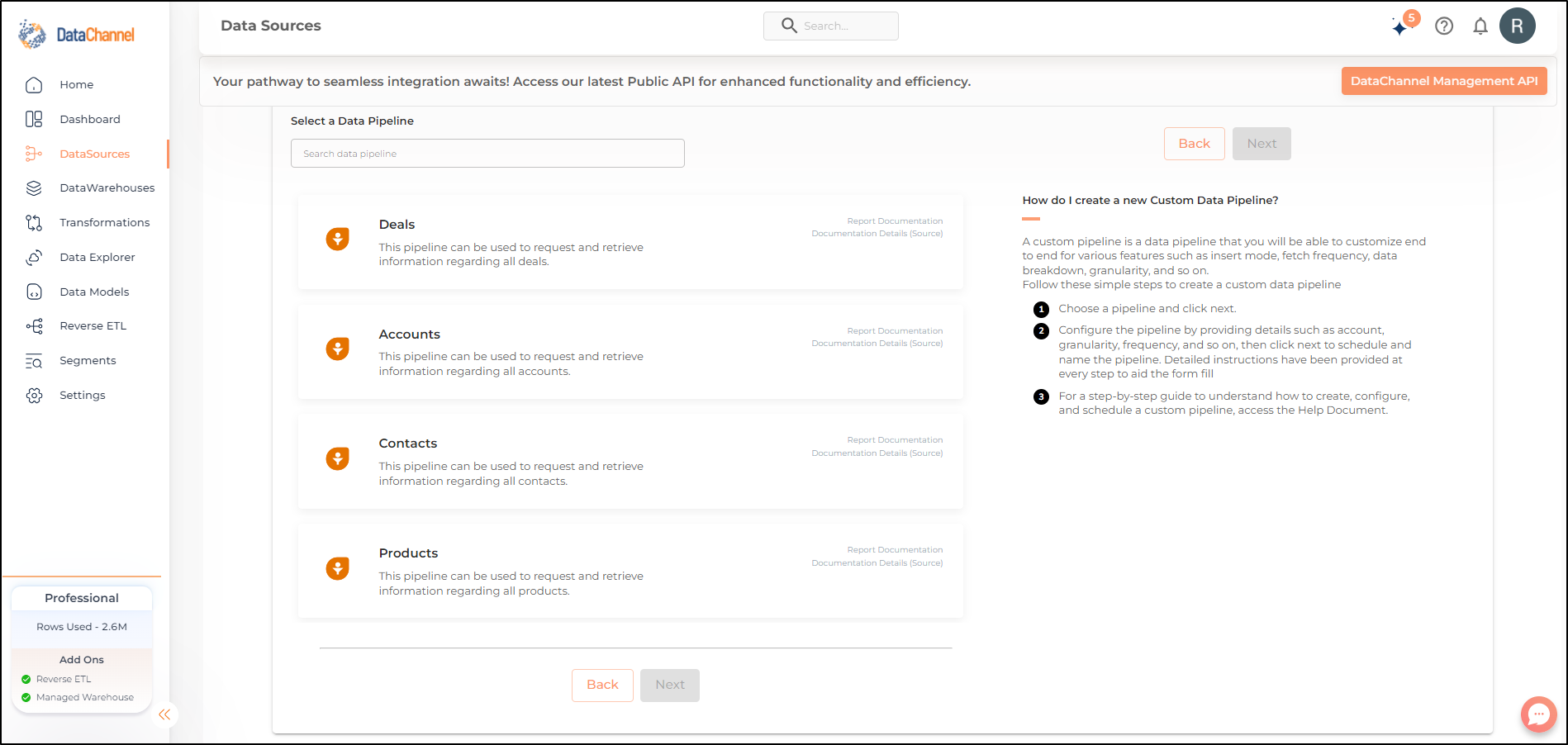 freshsales pipelines list