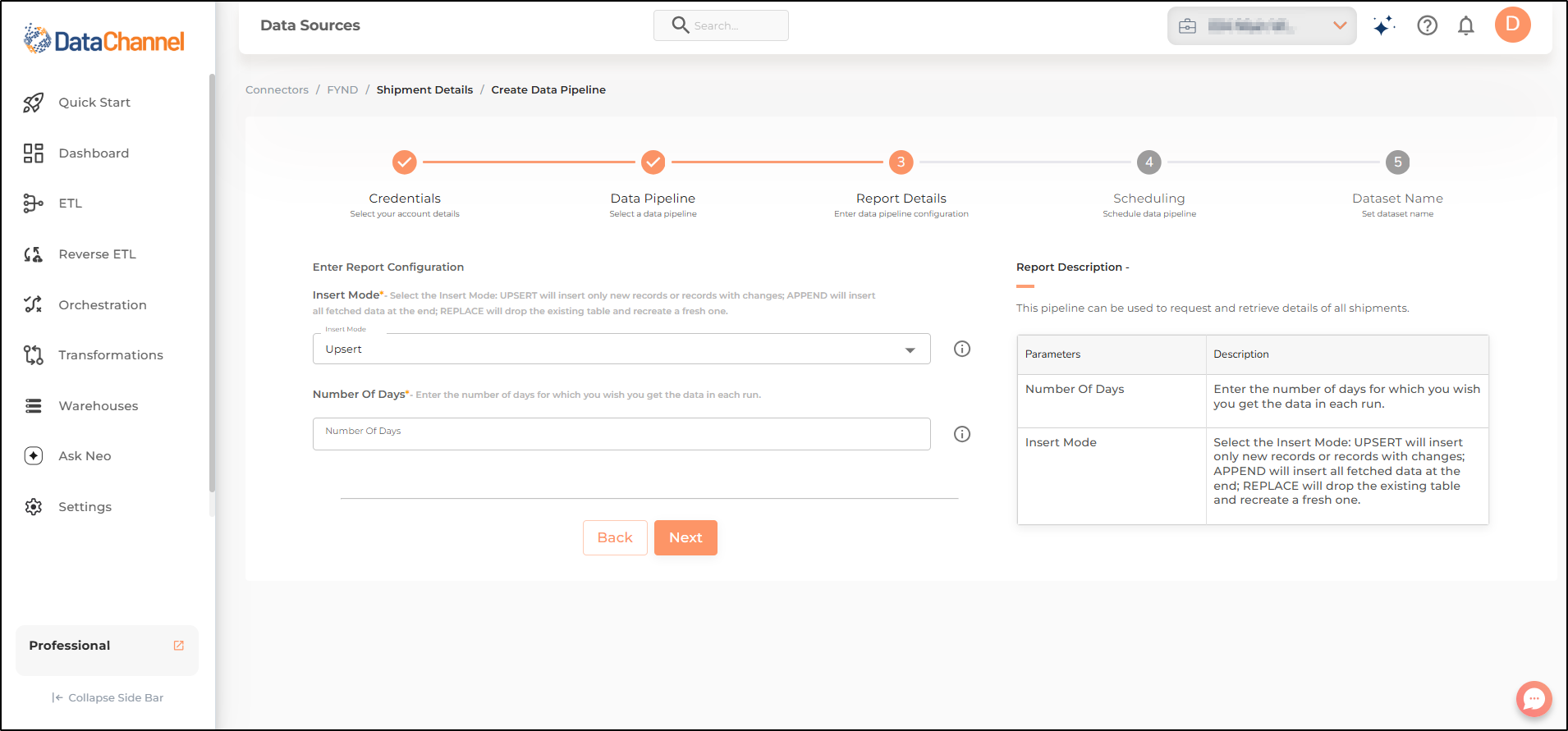 fynd shipment details config