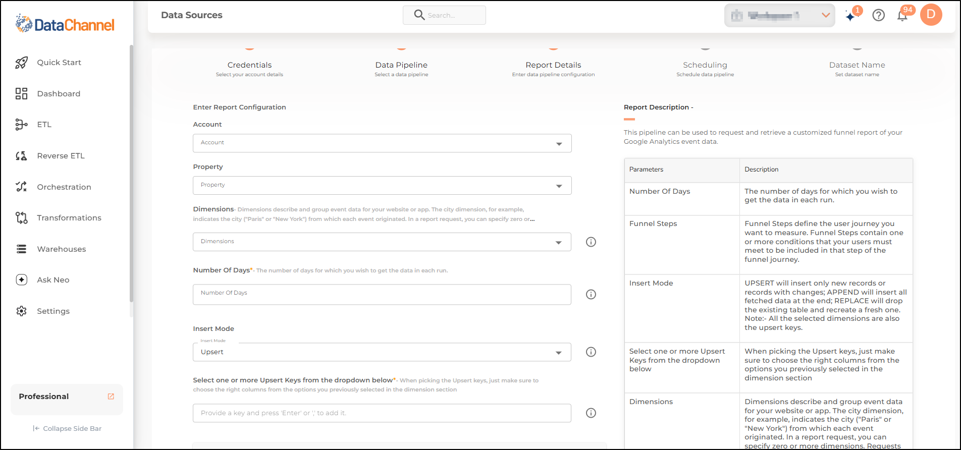 google analytics 4 funnel report config 1