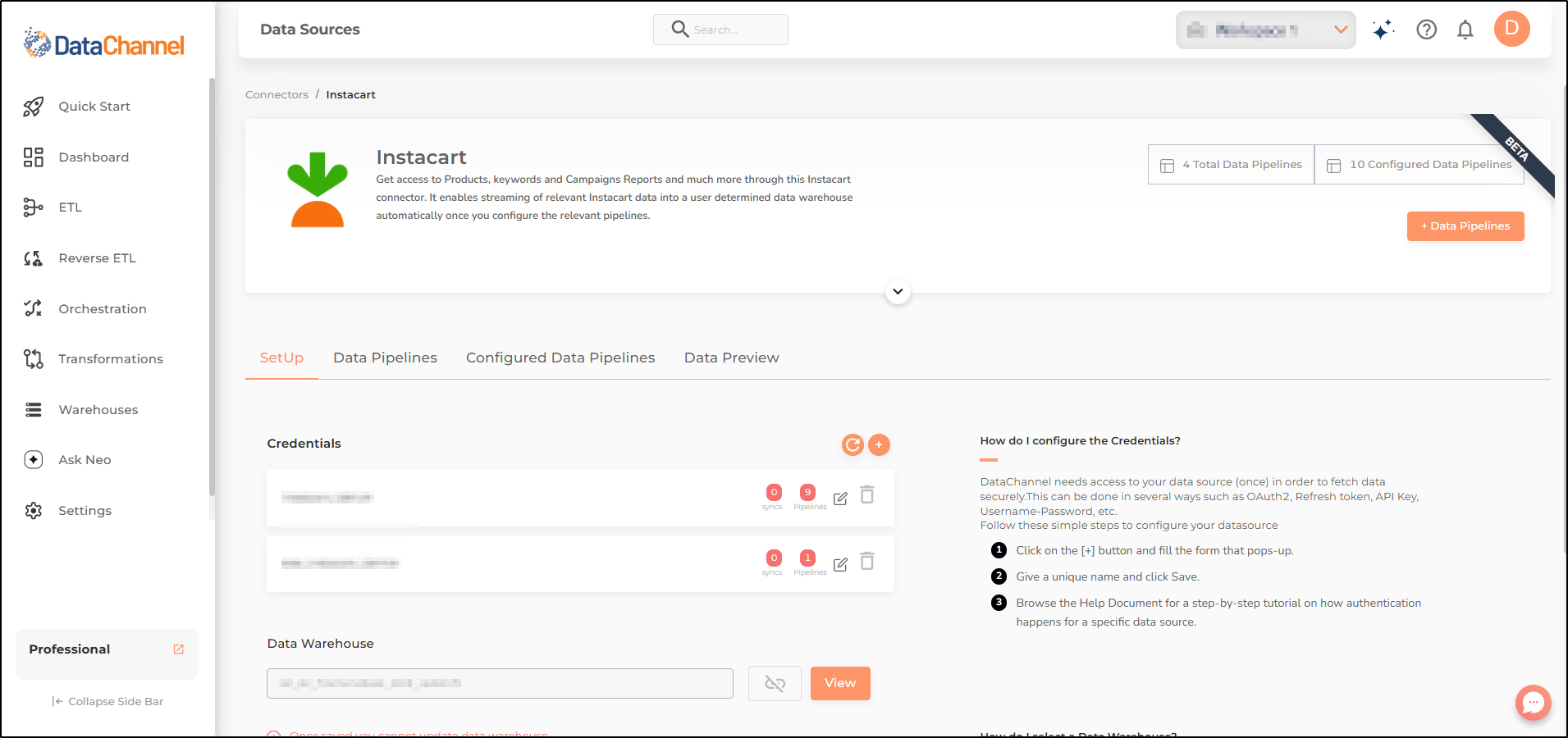 instacart screen