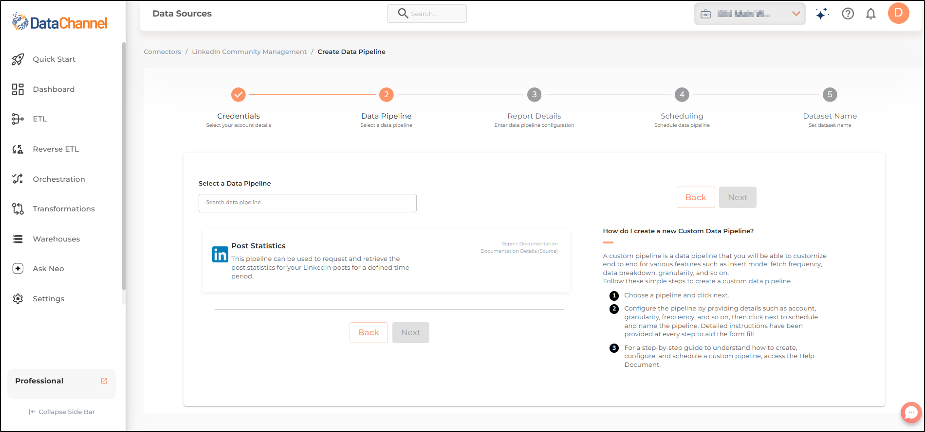 linkedin com mgt pipelines list