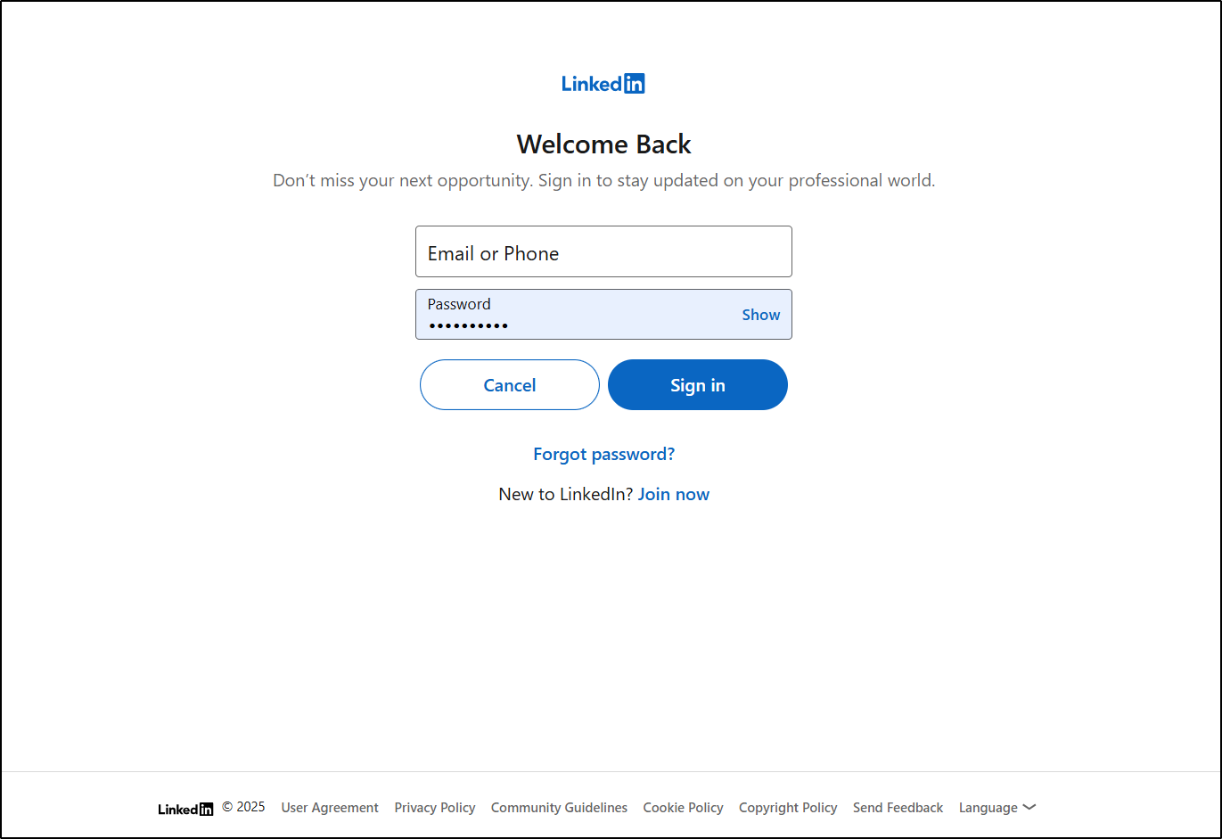 linkedin social new creds oauth