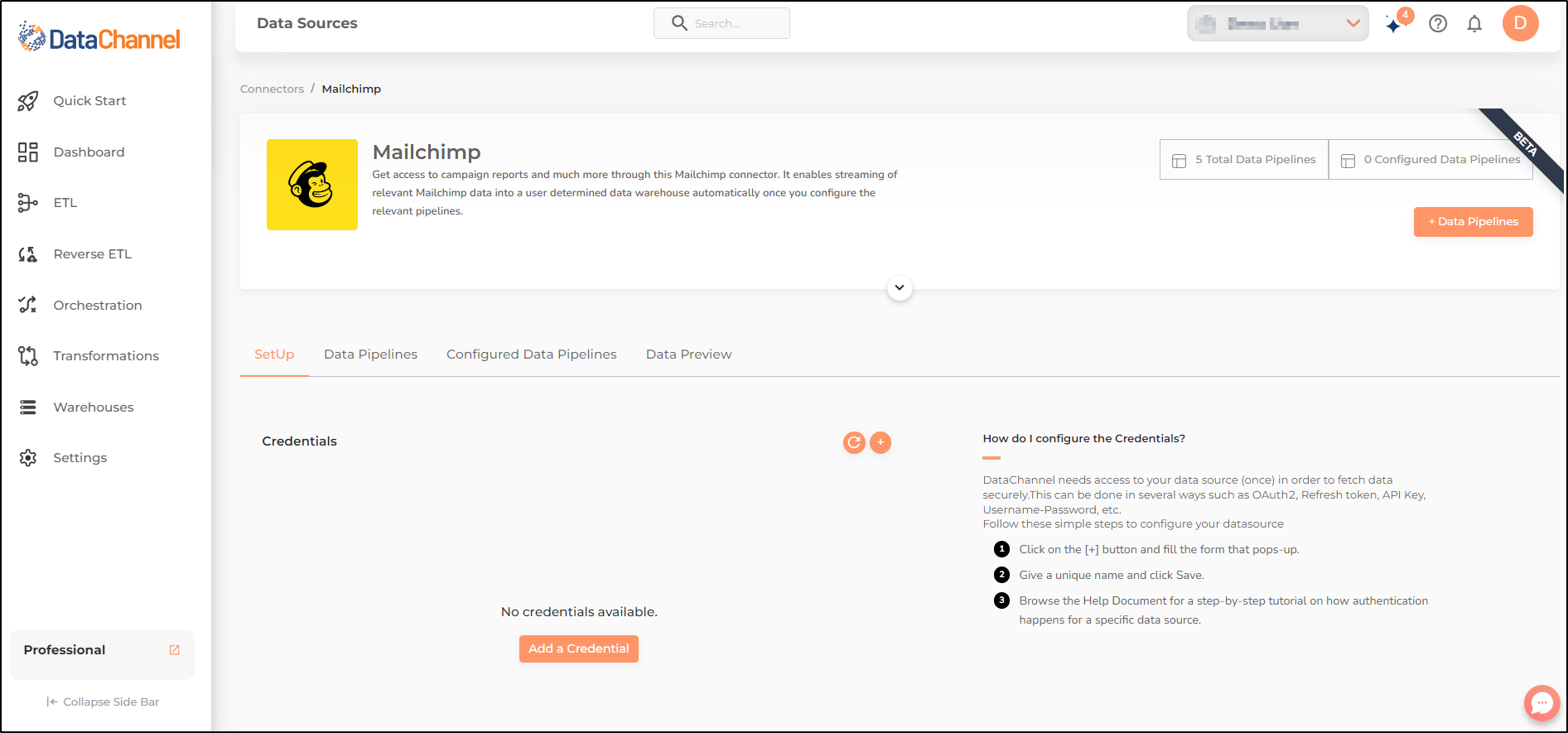 mailchimp screen