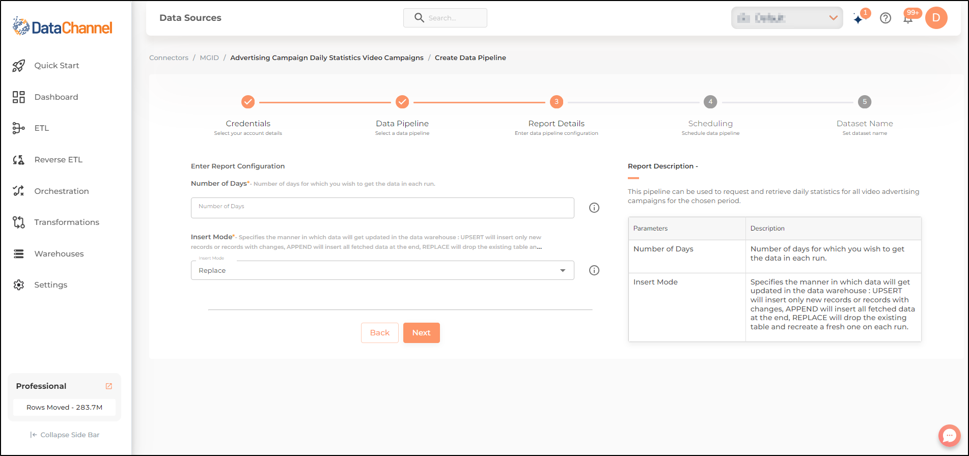 mgid advertising campaign daily statistics video campaigns config