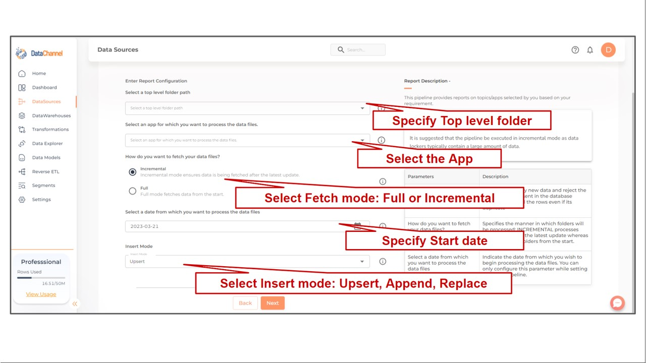 moengage data export report config