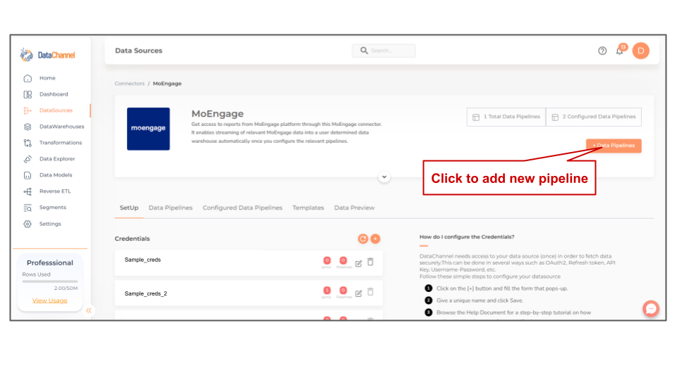 moengage fwd data source detail