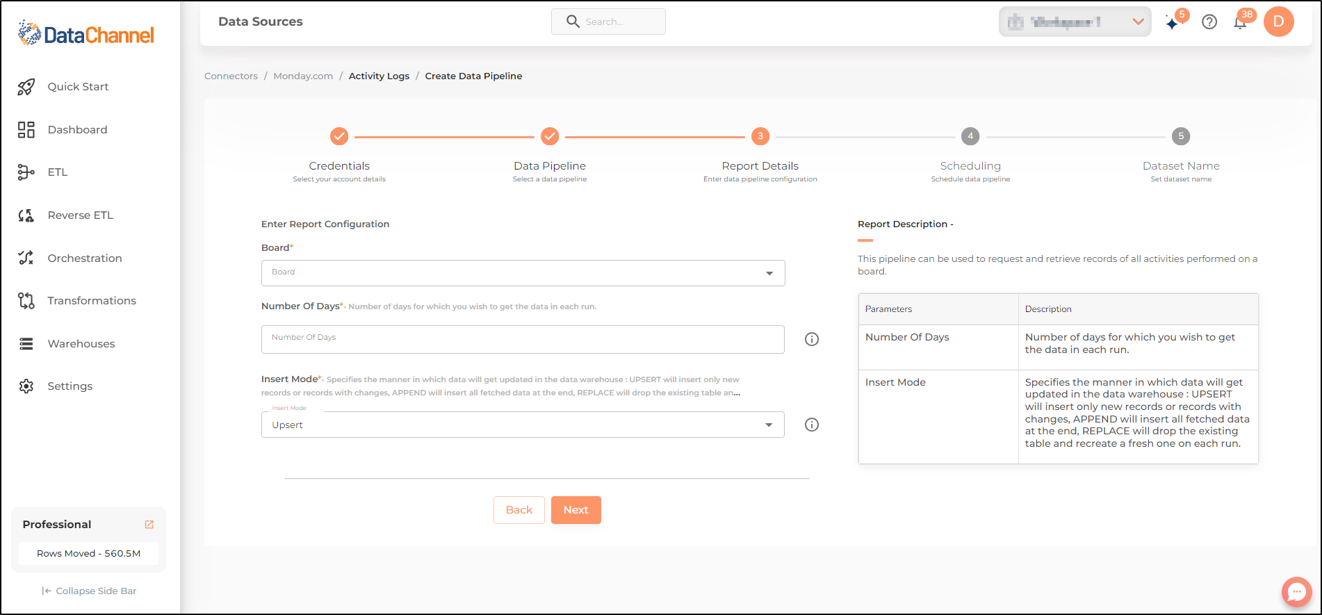 monday activity logs config