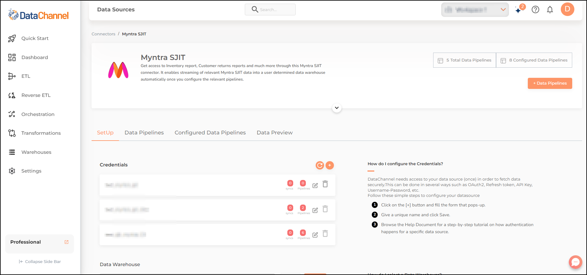 myntra sjit data source detail