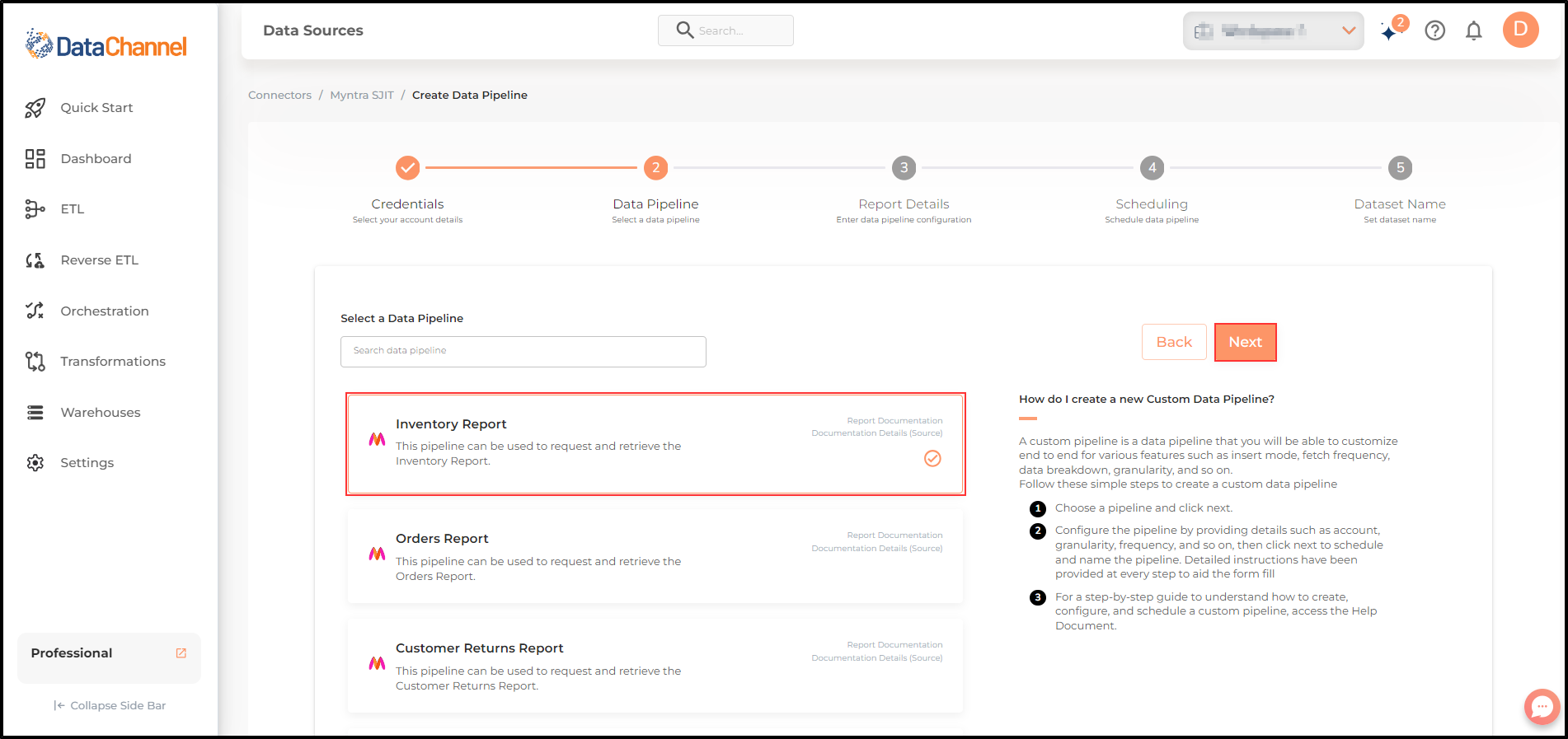 myntra sjit inventory report list