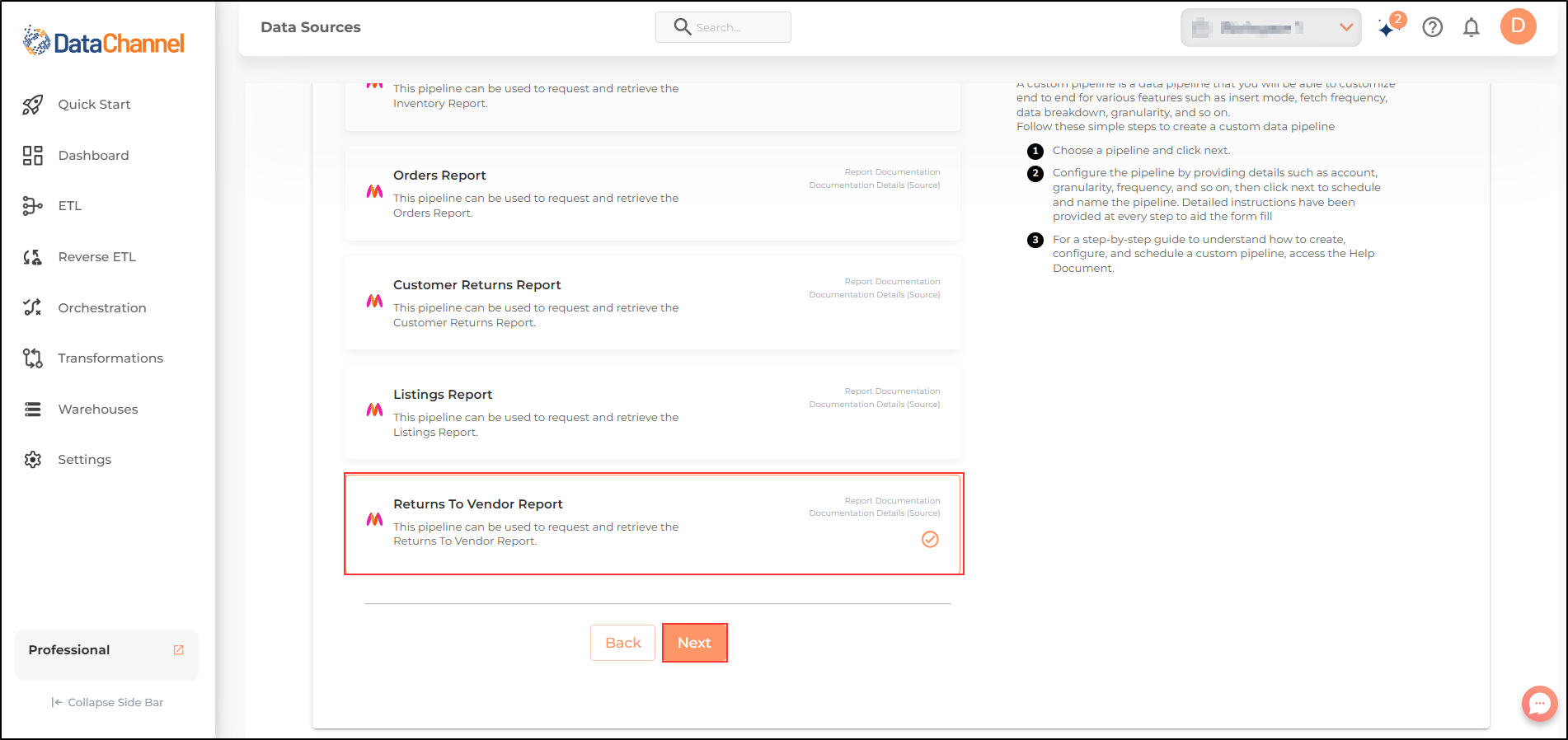 myntra sjit returns to vendor report list