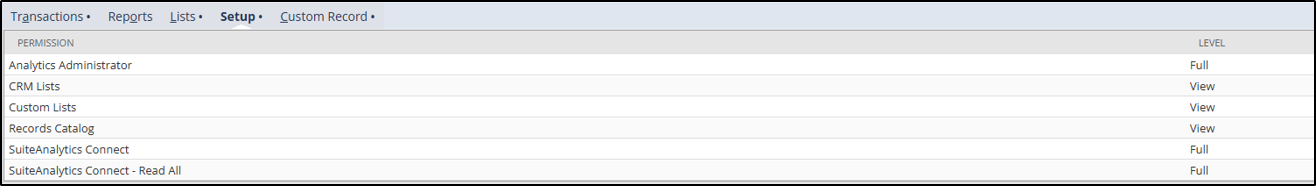 netsuite analytics pre setup 4