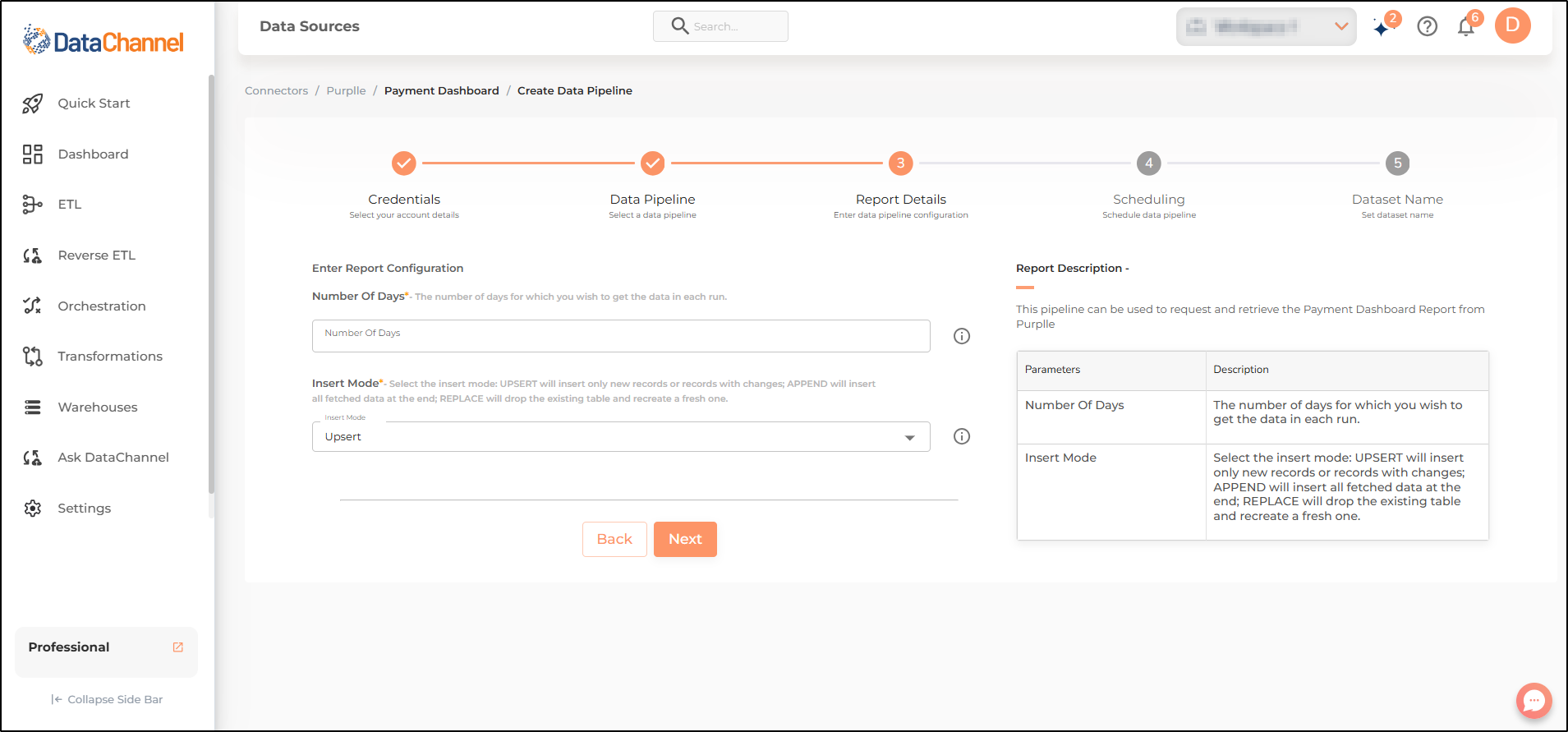 purplle payment dashboard config