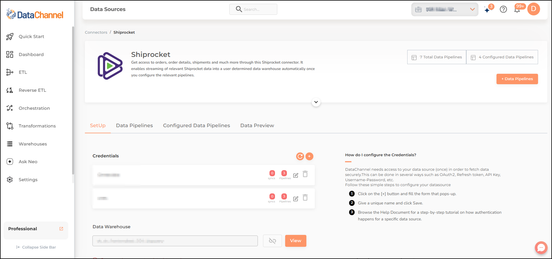 shiprocket screen