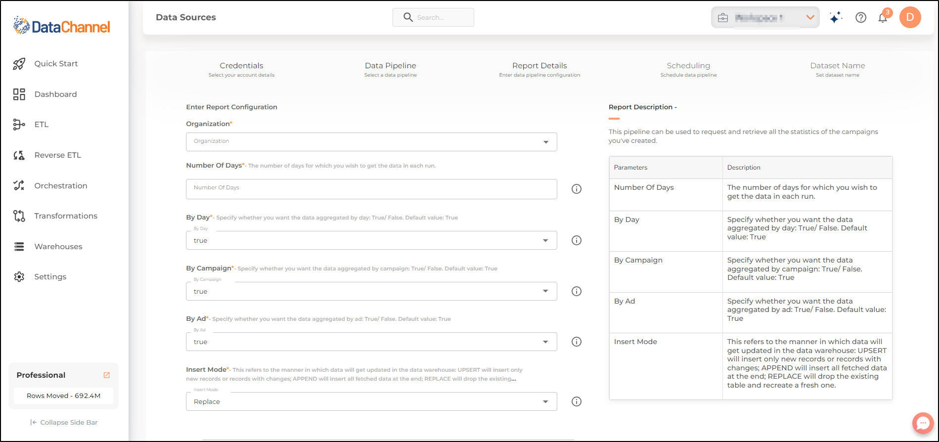 simplifi campaign stats config