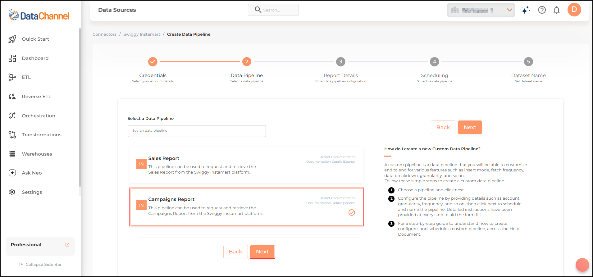 swiggy instamart campaigns report list