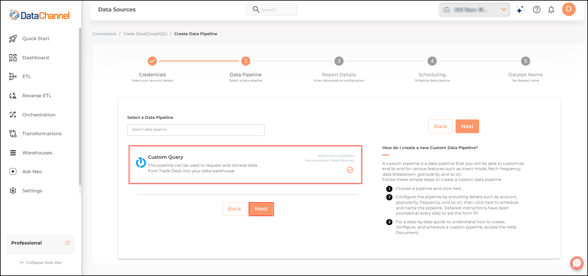tradedesk graphql custom query list