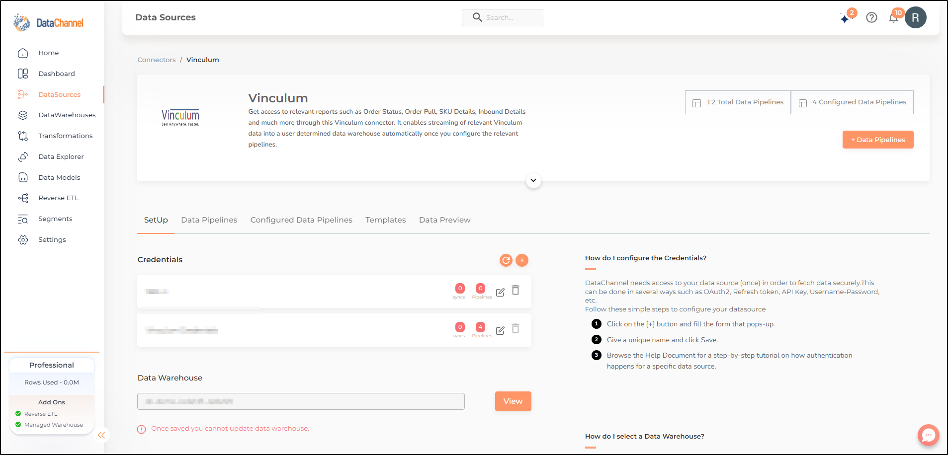 vinculum data source