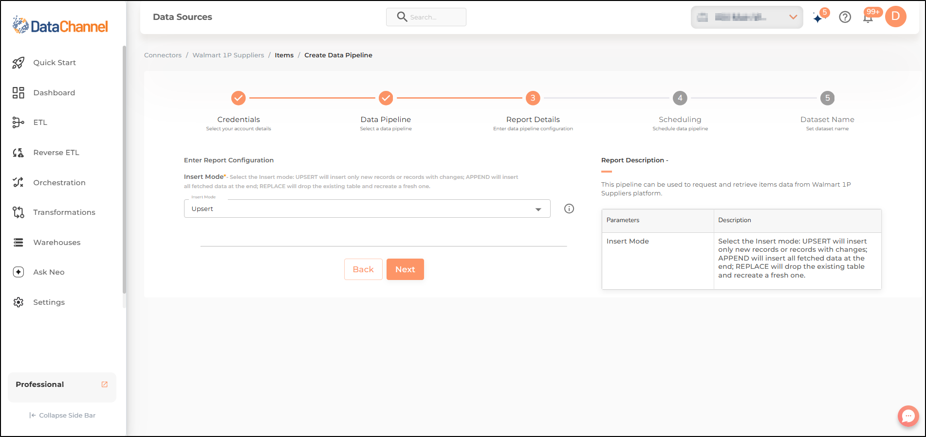 walmart 1p suppliers items config