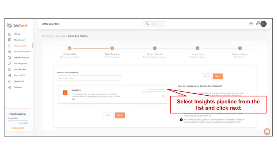 zemanta insights list