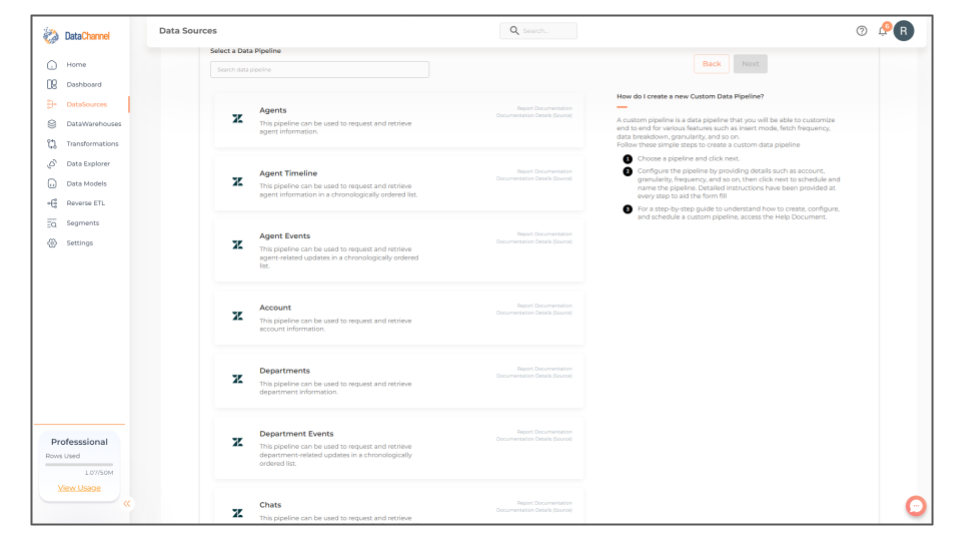 zendesk pipelines list