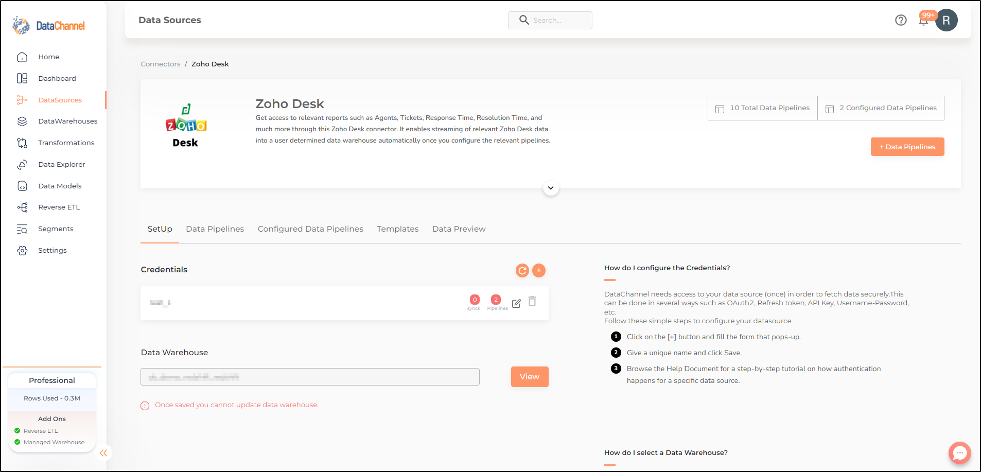 zohodesk screen