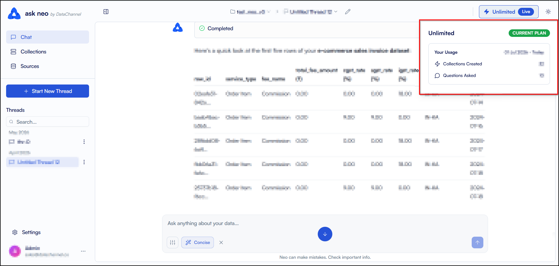 subscription plan