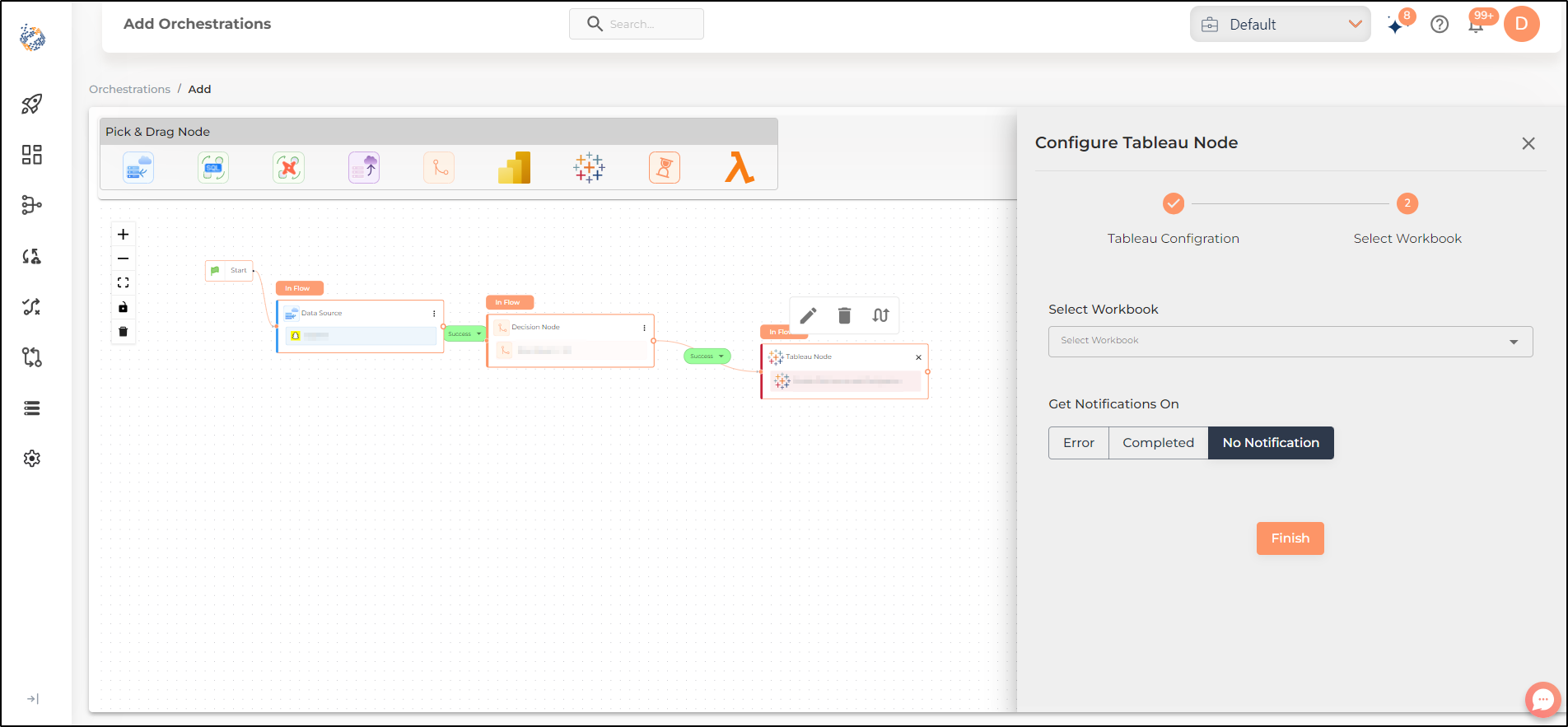 orchestrations tableau node 3