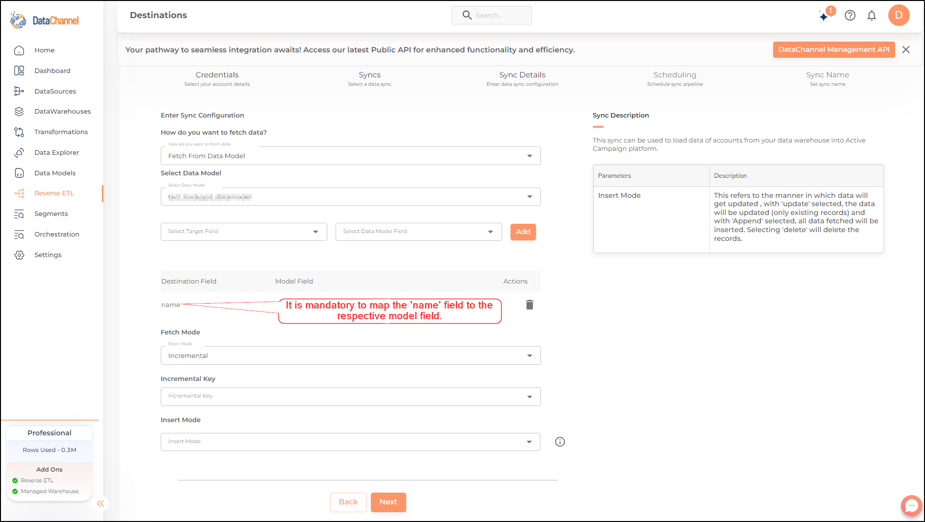 active campaign accounts config