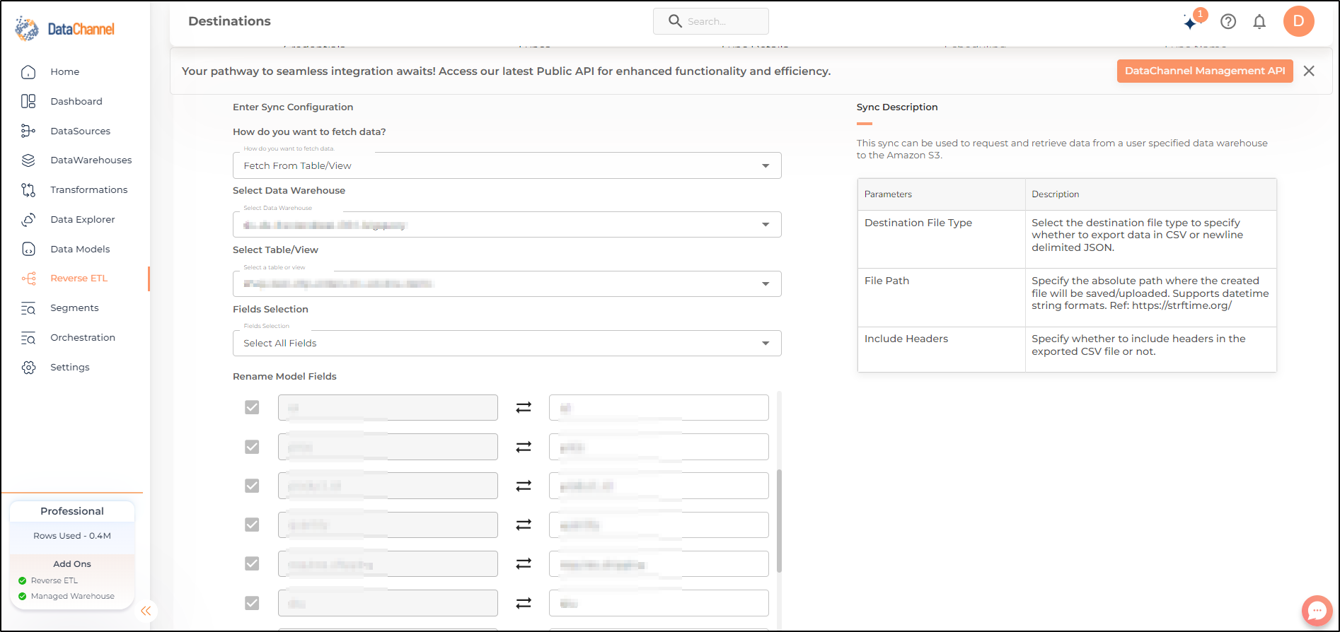 amazons3 export config1