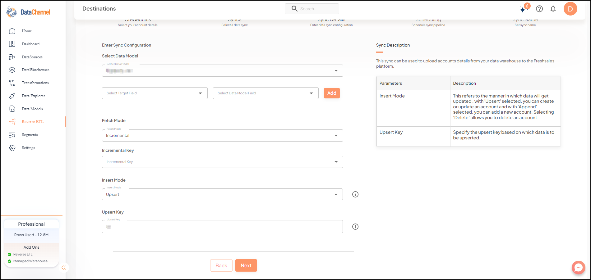 freshsales reverse accounts config