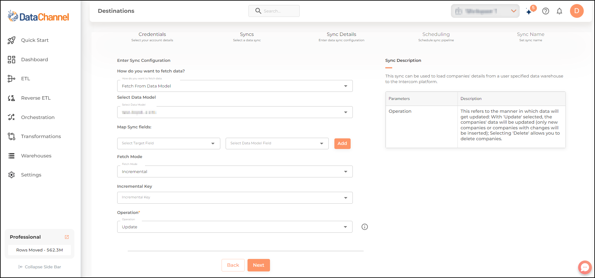 intercom reverse companies config