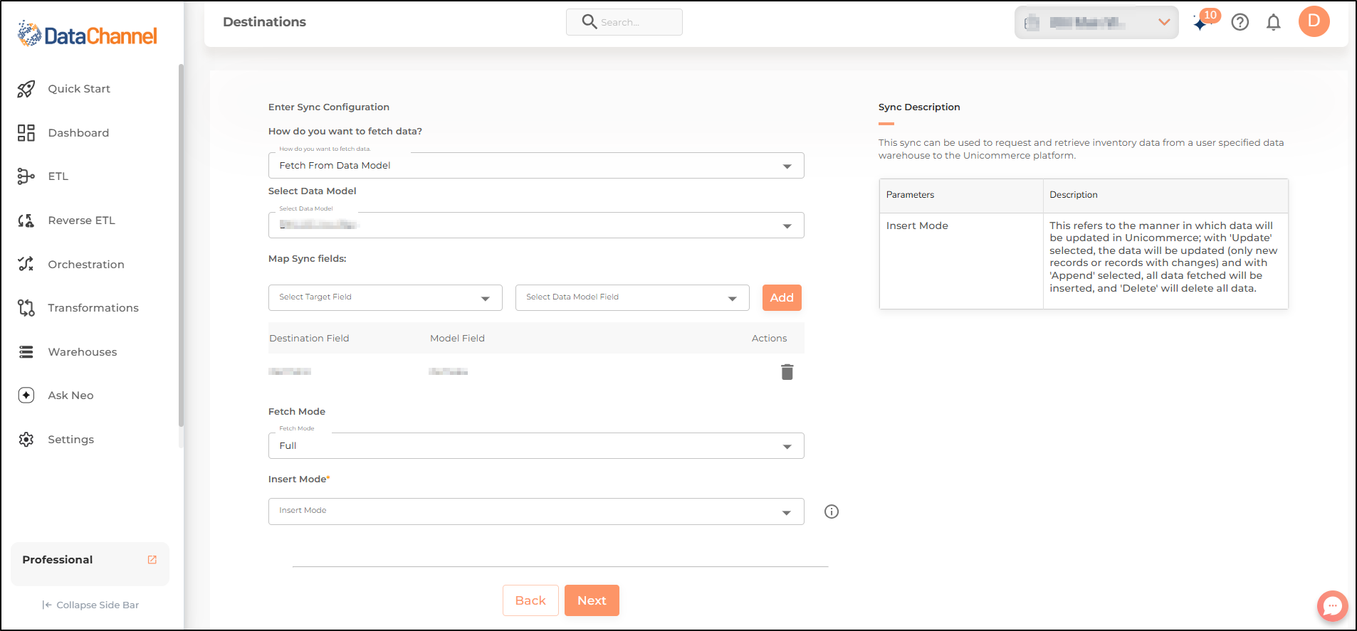 unicommerce reverse inventory config
