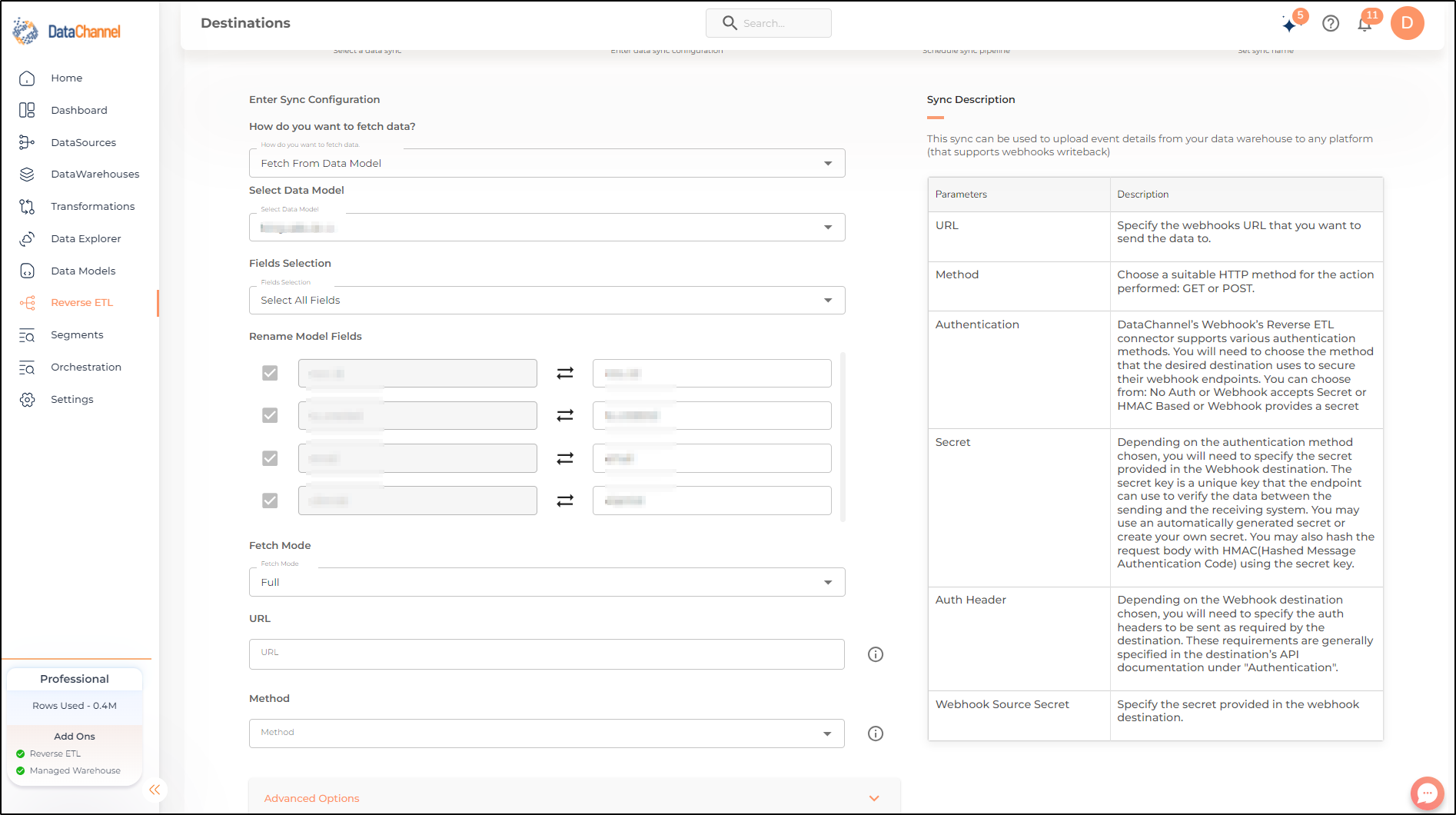 webhooks reverse events config